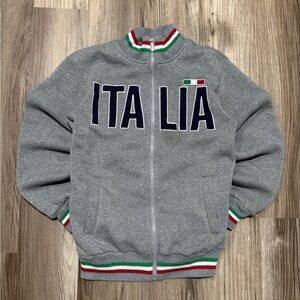 Italia Zip Up Sweater • Size S